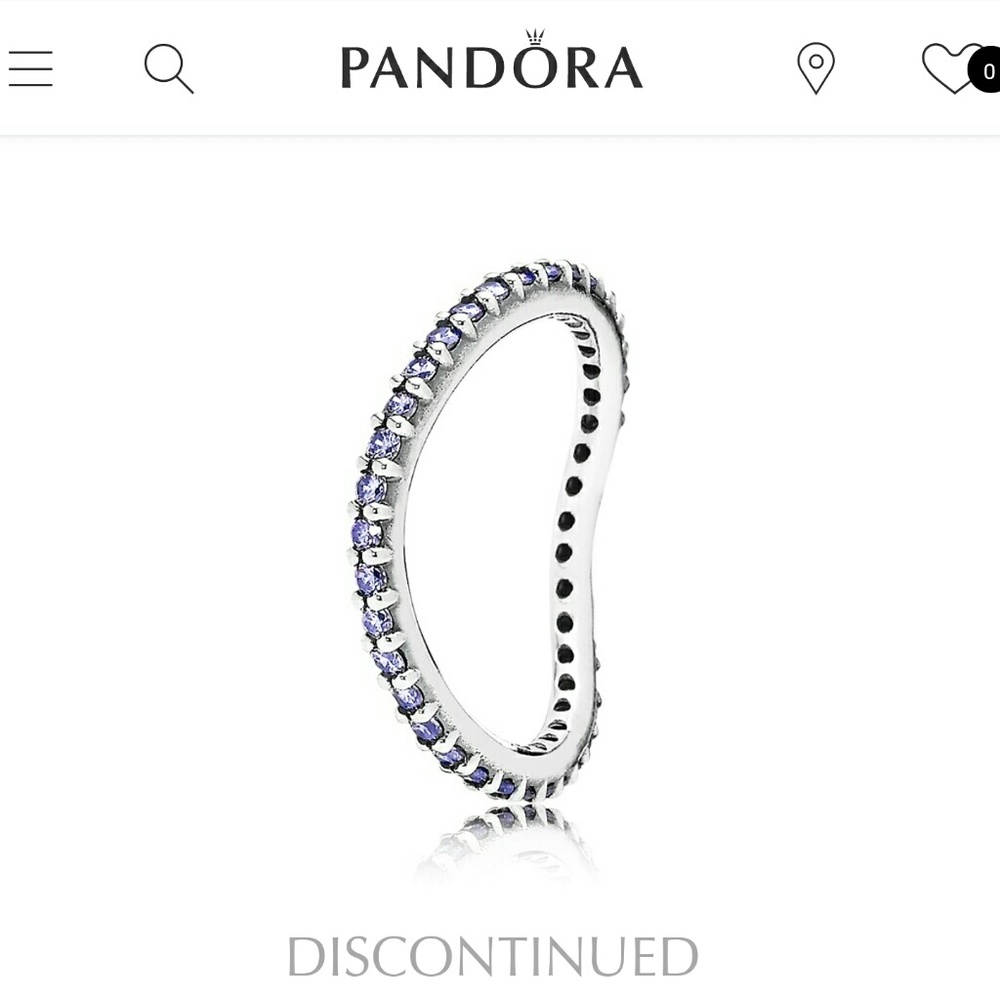 Discontinued Pandora Stacking Ring
